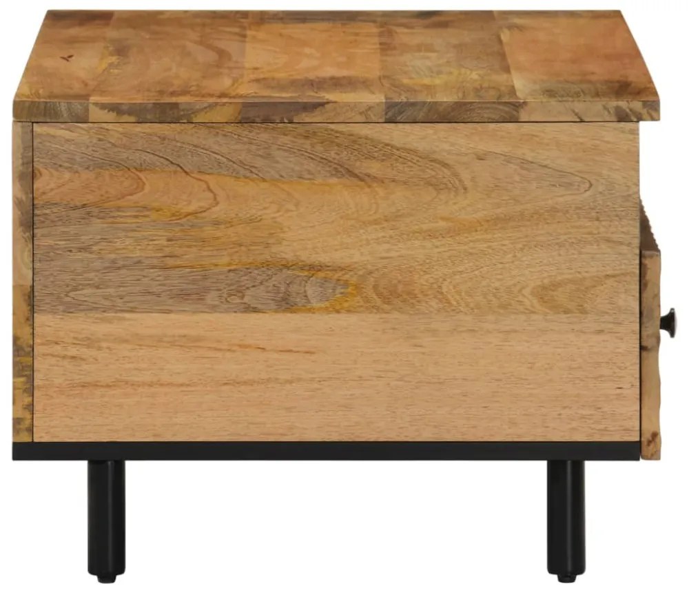 tömör mangófa dohányzóasztal 80 x 54 x 40 cm