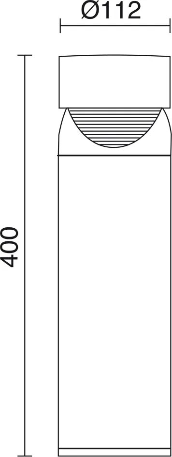 NOVOLUX 274B-L0103B-02 SAUS Modern Kültéri Állólámpa Fehér, Fekete LED IP66