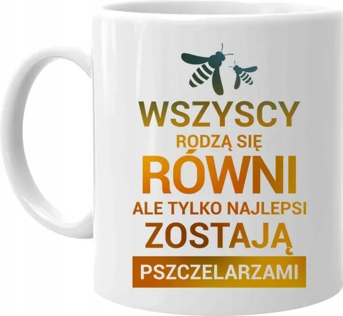 Mindenki egyenlőnek születik méhész bögre ajándék