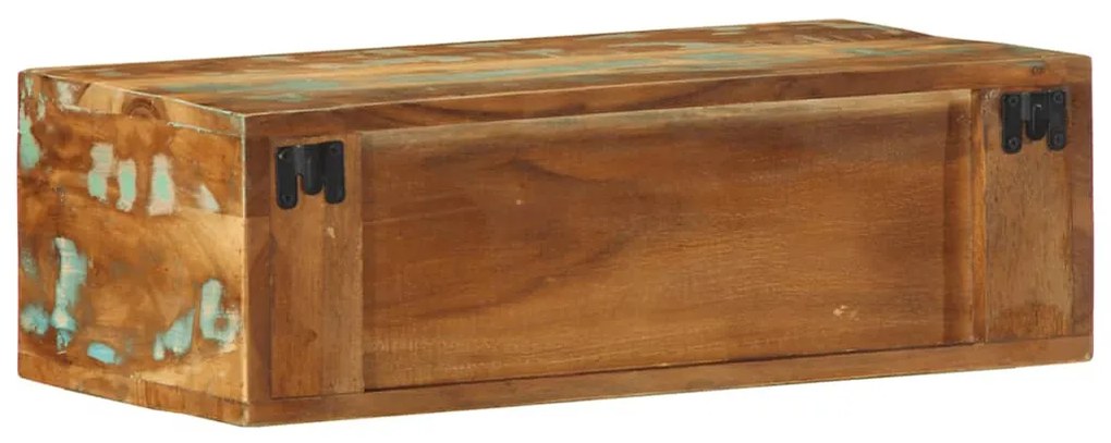 tömör újrahasznosított falra szerelhető TV-szekrény 60x30x19 cm