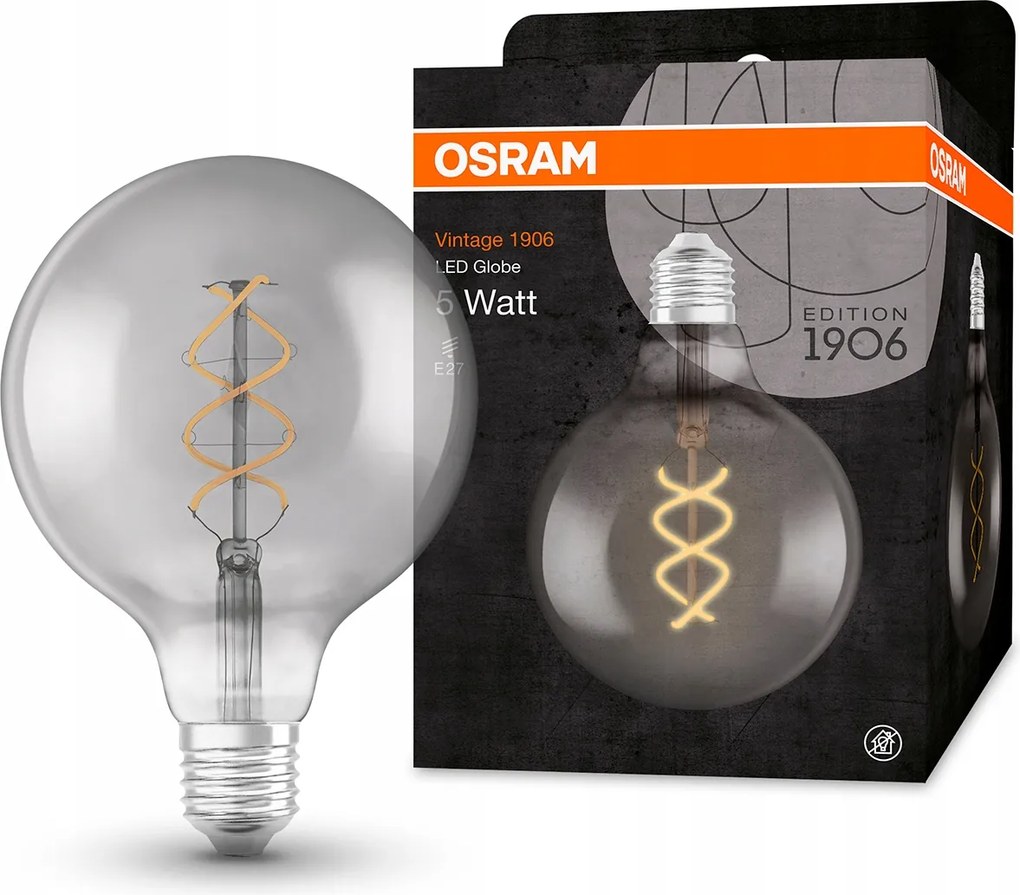 Dekorációs Led izzó E27 G125 4W 1800K Osram
