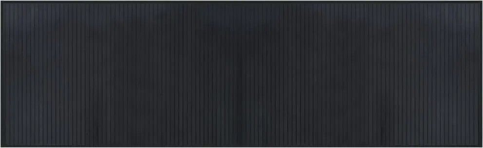 vidaXL négyszögletű fekete bambusz szőnyeg 60 x 200 cm