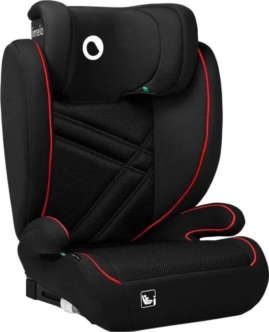 Lionelo - Autósülés HUGO i-Size 100-150 cm fekete/piros