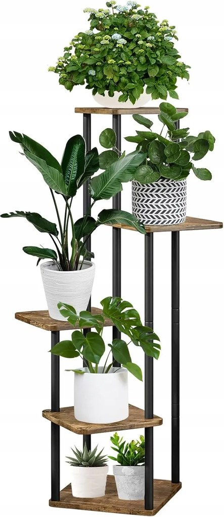 Muaeeok növénytartó állvány, 5 szint, 106 cm