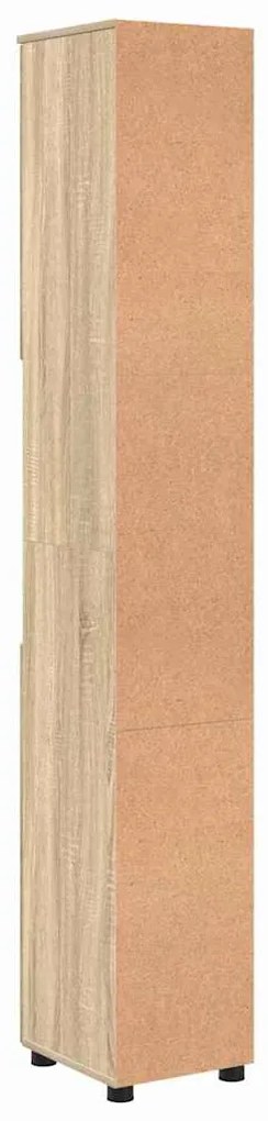 Fürdőszobai magas szekrény sonoma tölgy 30 x 35 x 192 cm
