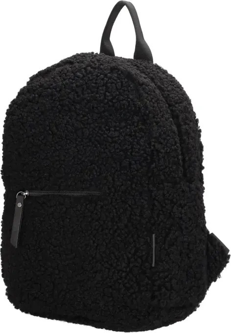 Fekete puha gyerek hátizsák „Furry”