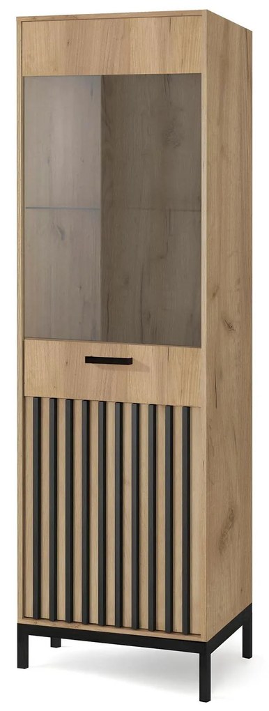 Vitrin Lamello W1 (craft tölgy + fekete). 1092418