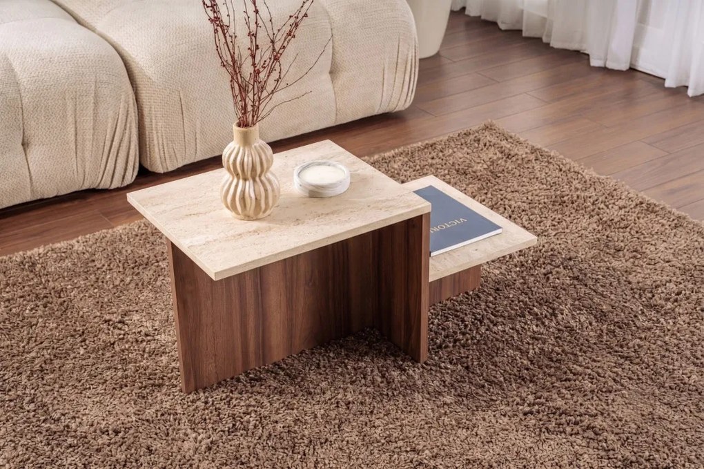 Harmony - Travertine, Venezia Walnut