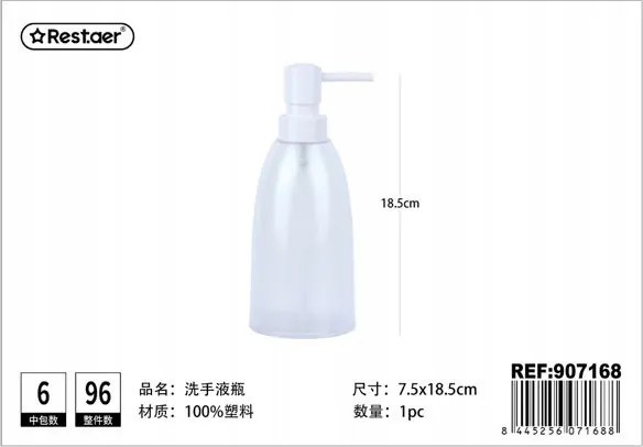 Elegáns fehér pumpás szappantartó palack