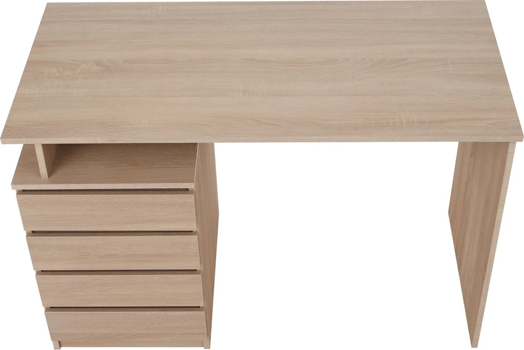 Pc asztal, szonoma tölgy, HANY NEW