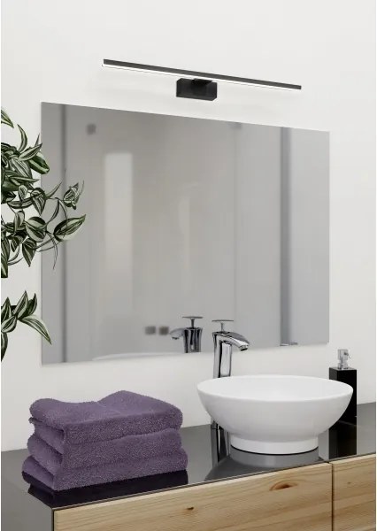 Eglo 901848-LED Fürdőszobai tükörvilágítás CONETTILLA LED/10W/230V 60 cm IP44 fekete