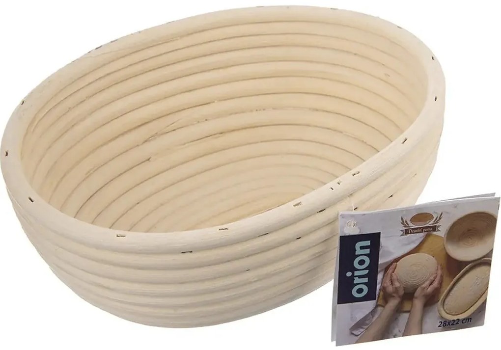 Orion ovális rattan tál, 28 x 22 x 9 cm, L