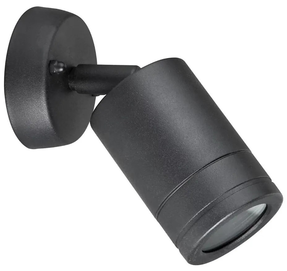 Kültéri fali lámpa OLIMP 2 1xGU10/8W/230V IP44 fekete