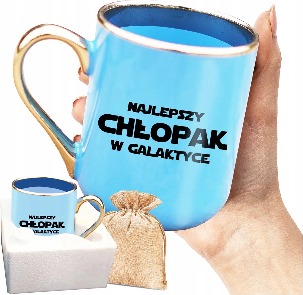 Bögre Legjobb Fiú A Galaxisban Arany Bögre Nyomtatott Ajándék
