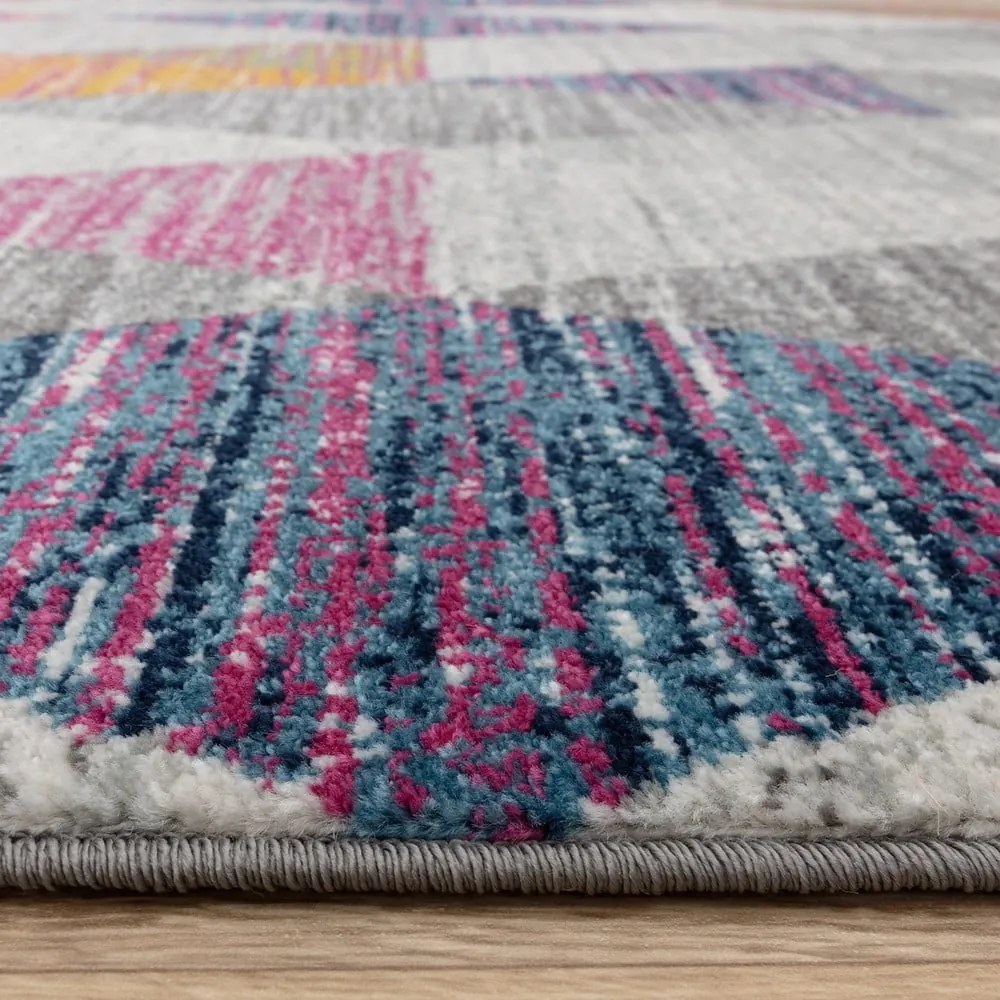Piros szőnyeg 160x230 cm Muse Harlequin Pink – Asiatic Carpets