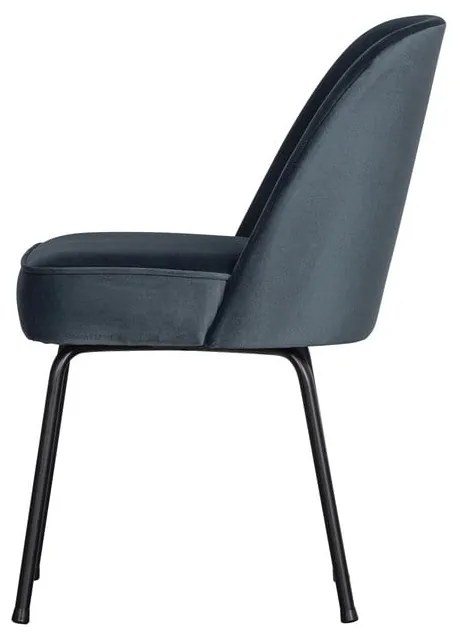 Kék bársony étkezőszék szett 2 db-os Vogue – WOOOD