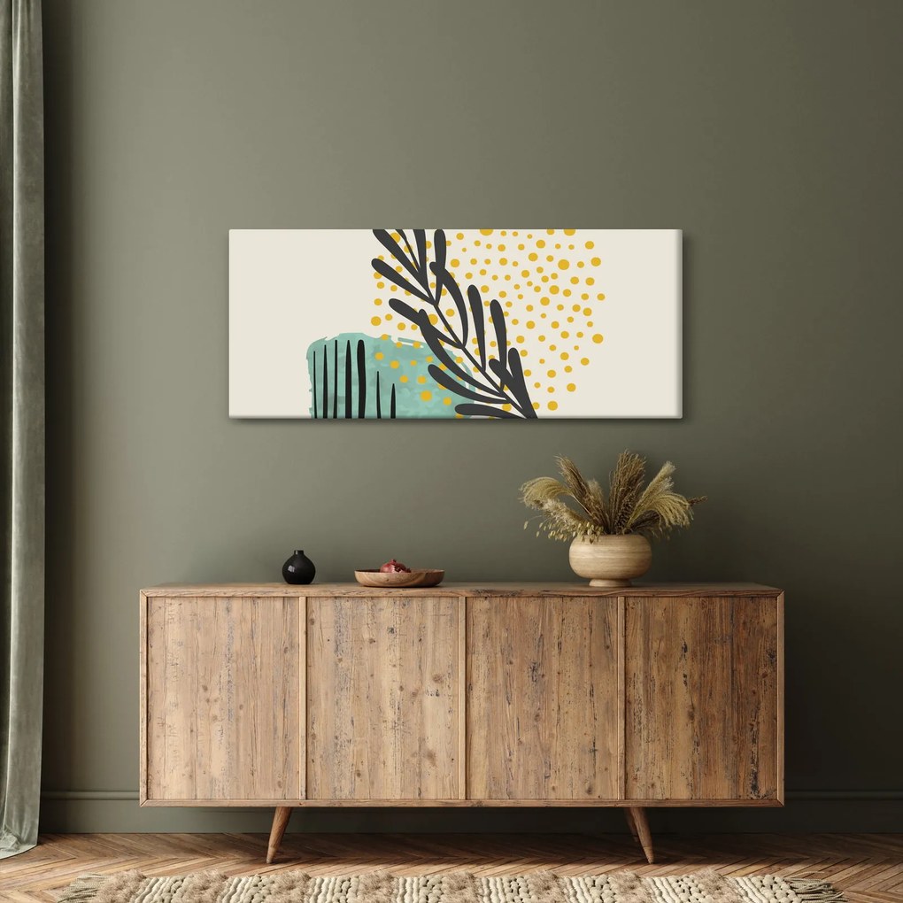 Kép - Absztrakt lapok N⁰3 (120x50 cm)