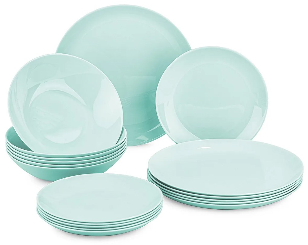 Mäser Diwali Light Turqoise 18-részes étkészlet