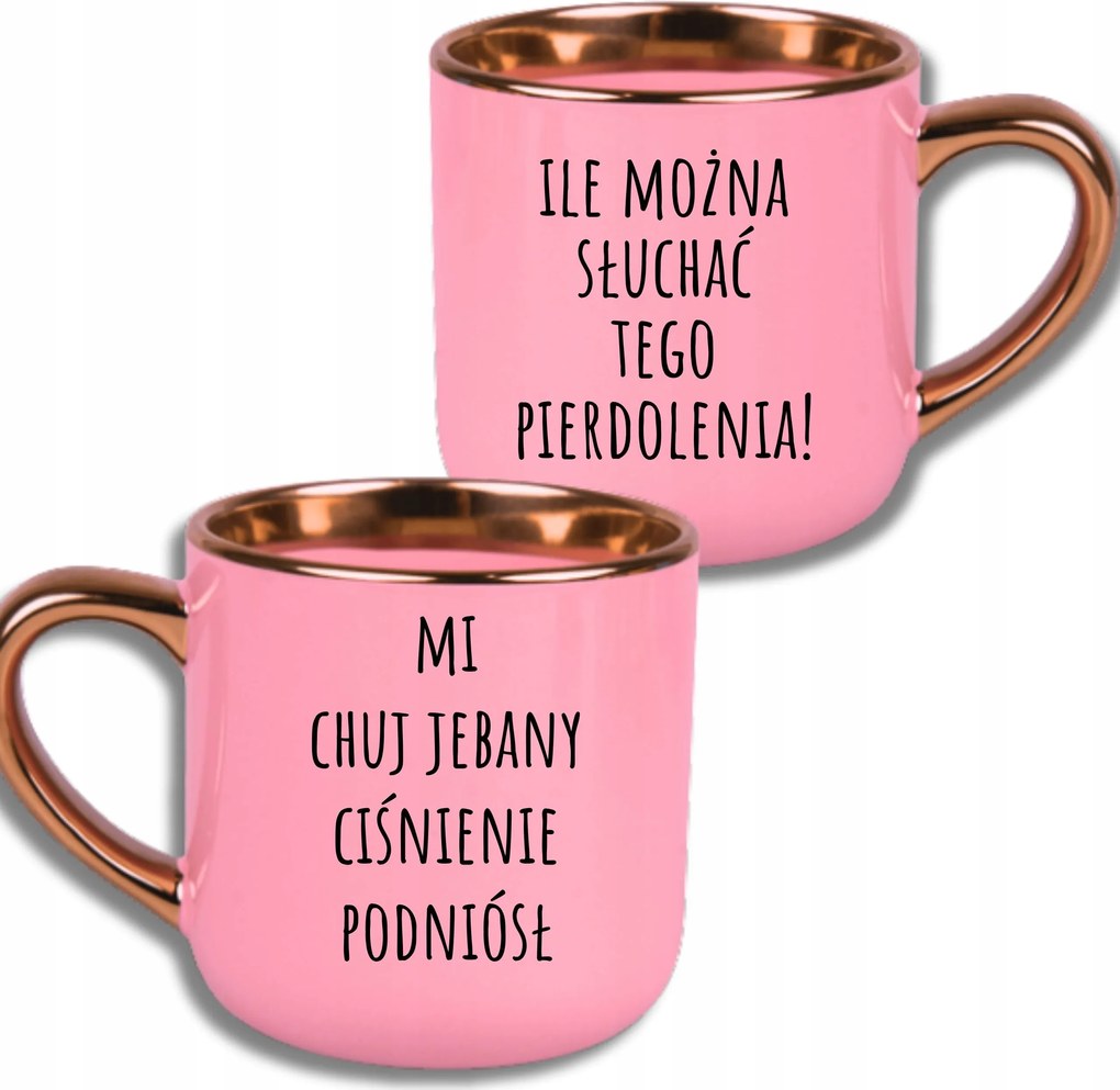 Bögre Rózsaszín Elegáns Nagy Vicces Ajándék Nekem Nyomás Emelő