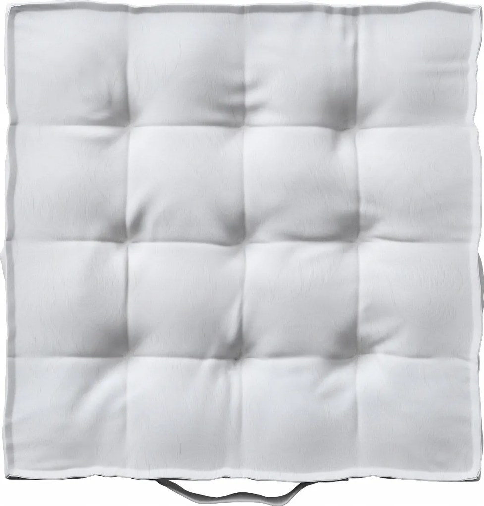 Kuba székpárna 40x6 fehér, növényi motívum