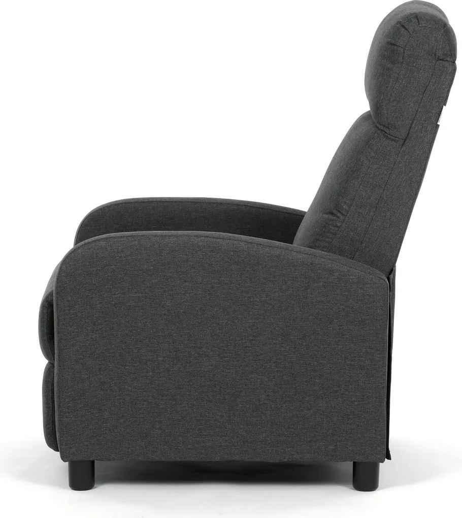 Polohovací křeslo, šedá, látka, TV-W3397 GREY2