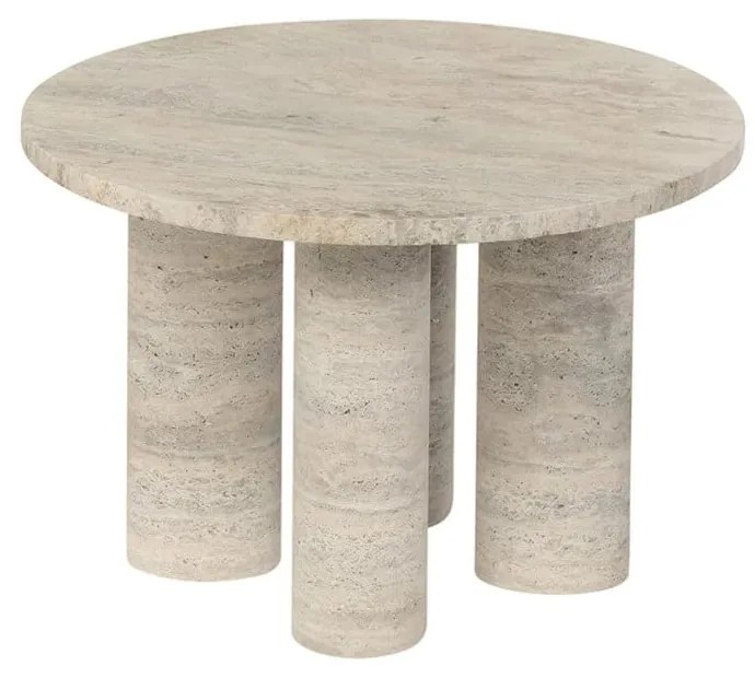 Kő kerek tárolóasztal ø 52 cm Volos – Blomus