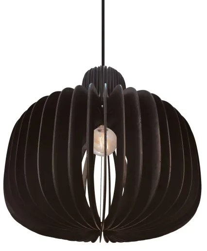 Nordlux - HAZO függőlámpa kábellel 1xE27/60W/230V fekete