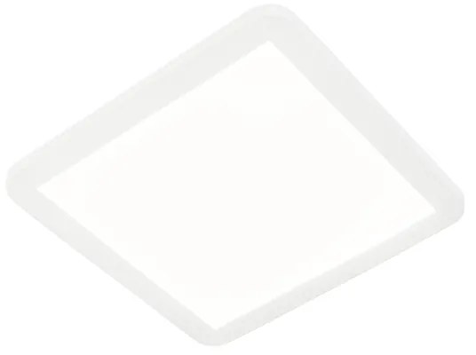 Mennyezeti lámpa fehér 30 cm LED-del, 3 fokozatú fényerő-szabályozóval IP44 - Steve