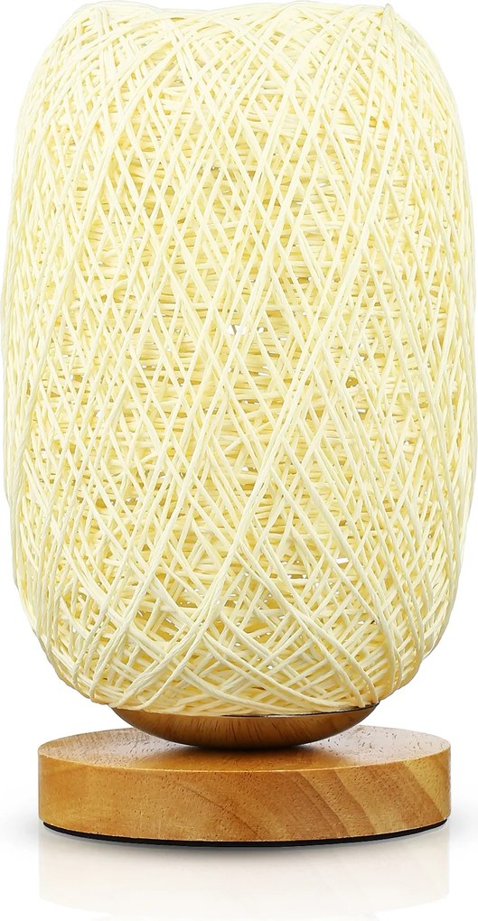 Modern Asztali Lámpa Design Éjjeli Lámpa Led Lampion Rattan
