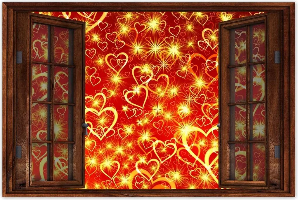 Poszterek 90x60 Nőnap Ajándék Love