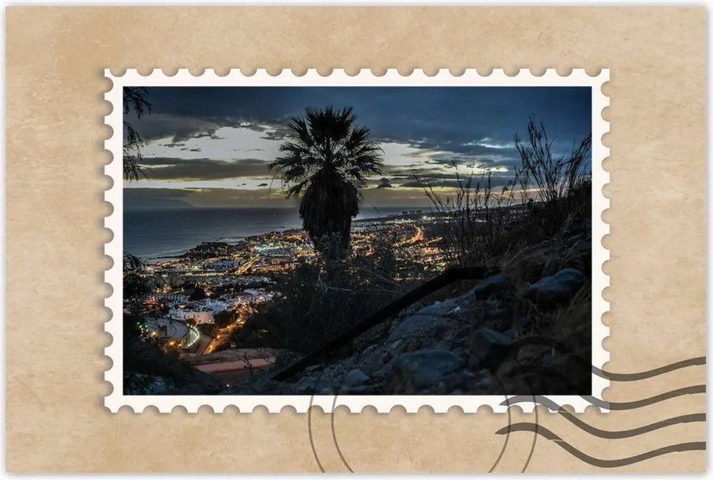 Poszterek 120x80 Tájkép pálmafákkal