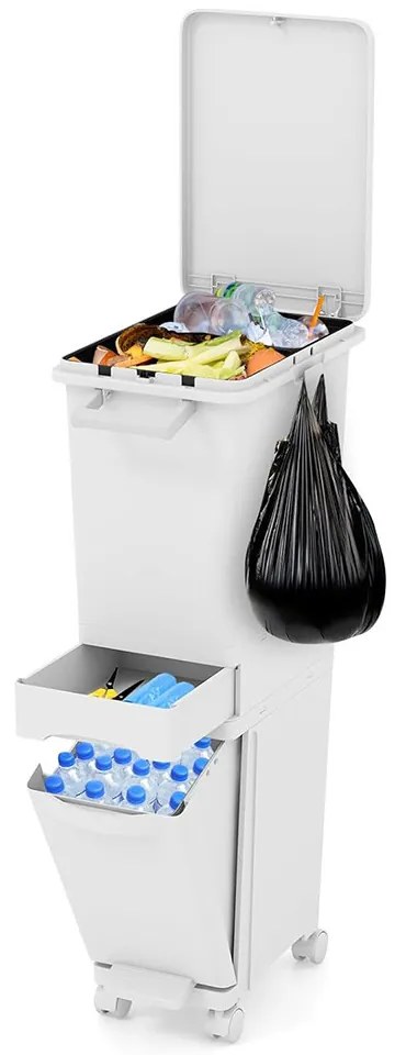 3 az 1-ben gurulós hulladékgyűjtő