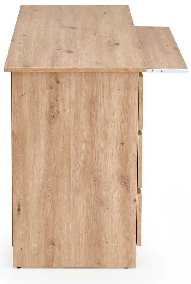 Canley íróasztal, artisan tölgy