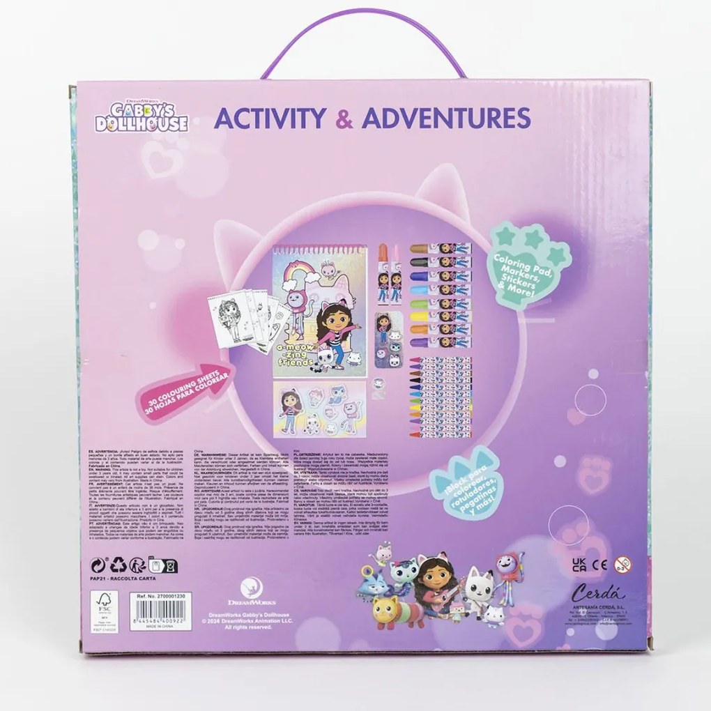 Gabi babaháza Cat Adventures írószer szett