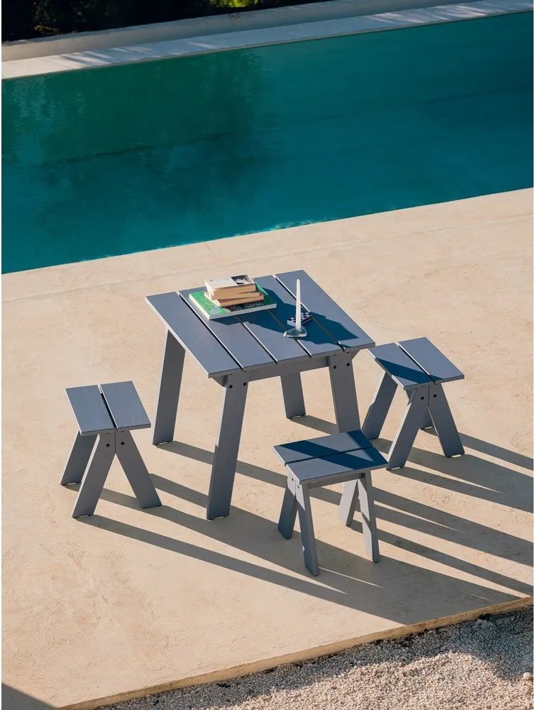 Borovi fenyő kerti étkezőasztal 77x79 cm Navo – noo.ma