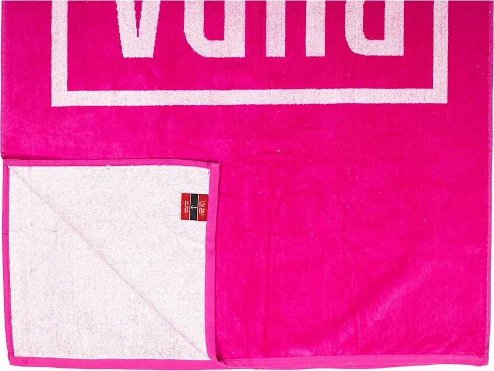 BUDAPEST Strandtörölköző magenta 165x90cm