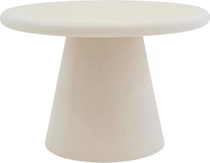 Clav kerek dohányzóasztal 60 cm - bézs