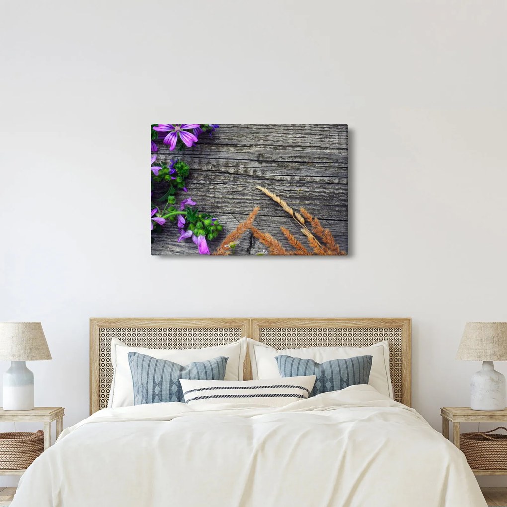 Kép - réti virágok (90x60 cm)