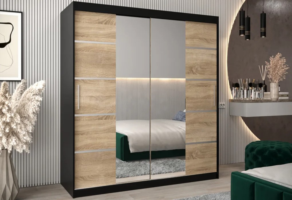 VETRONA 3 ruhásszekrény, 120x200x62, fehér