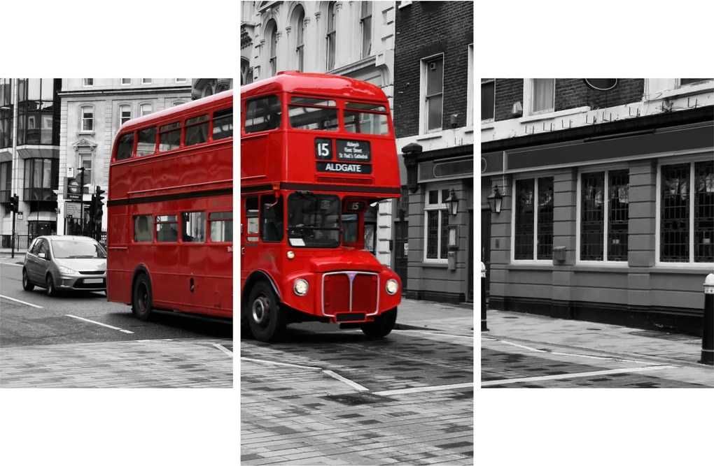 Kép - London busszal (90x60 cm)
