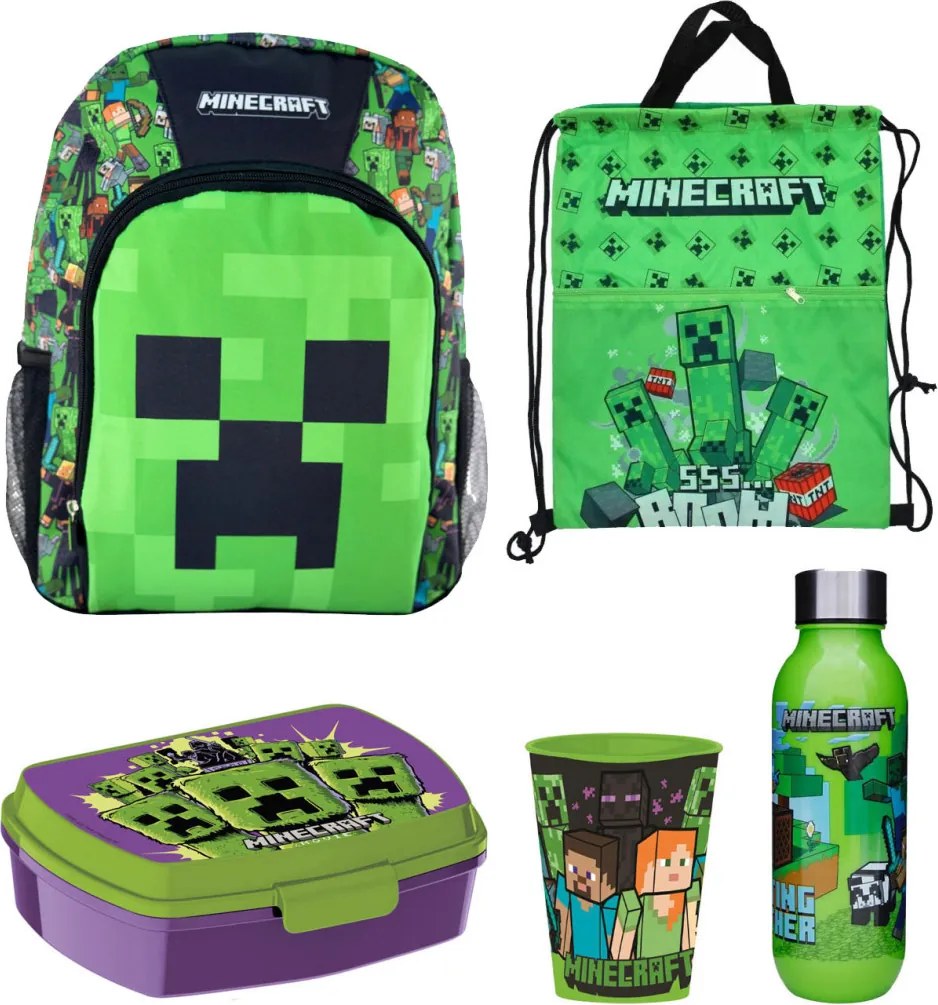 Minecraft Pixel Face sulis csomag 5 részes