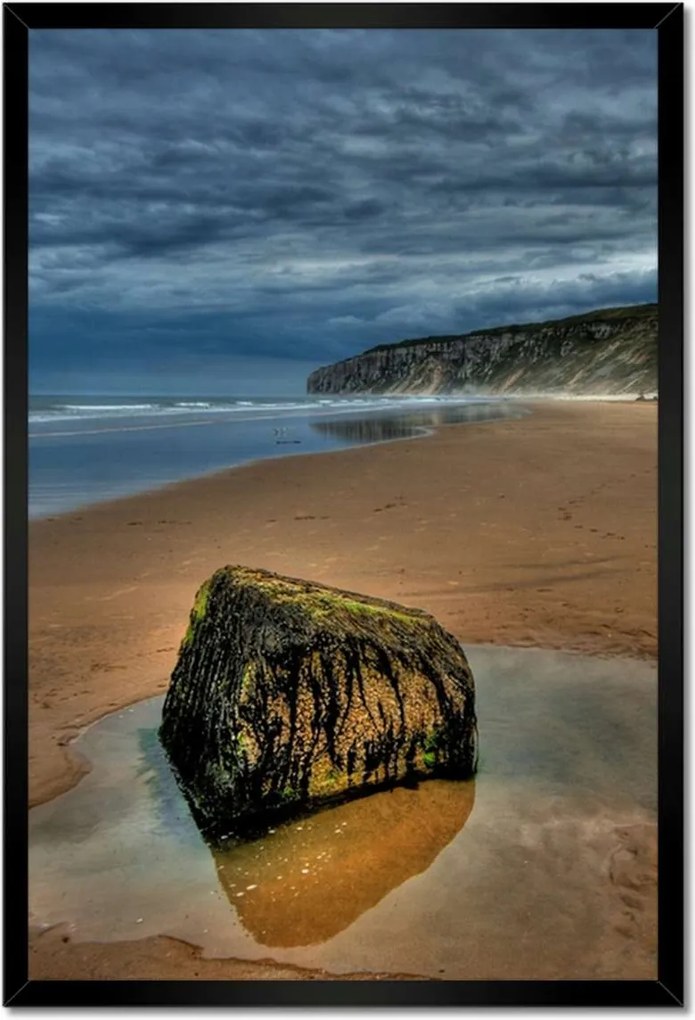 Poszterek keretben 40x60 Szikla a tengerparton