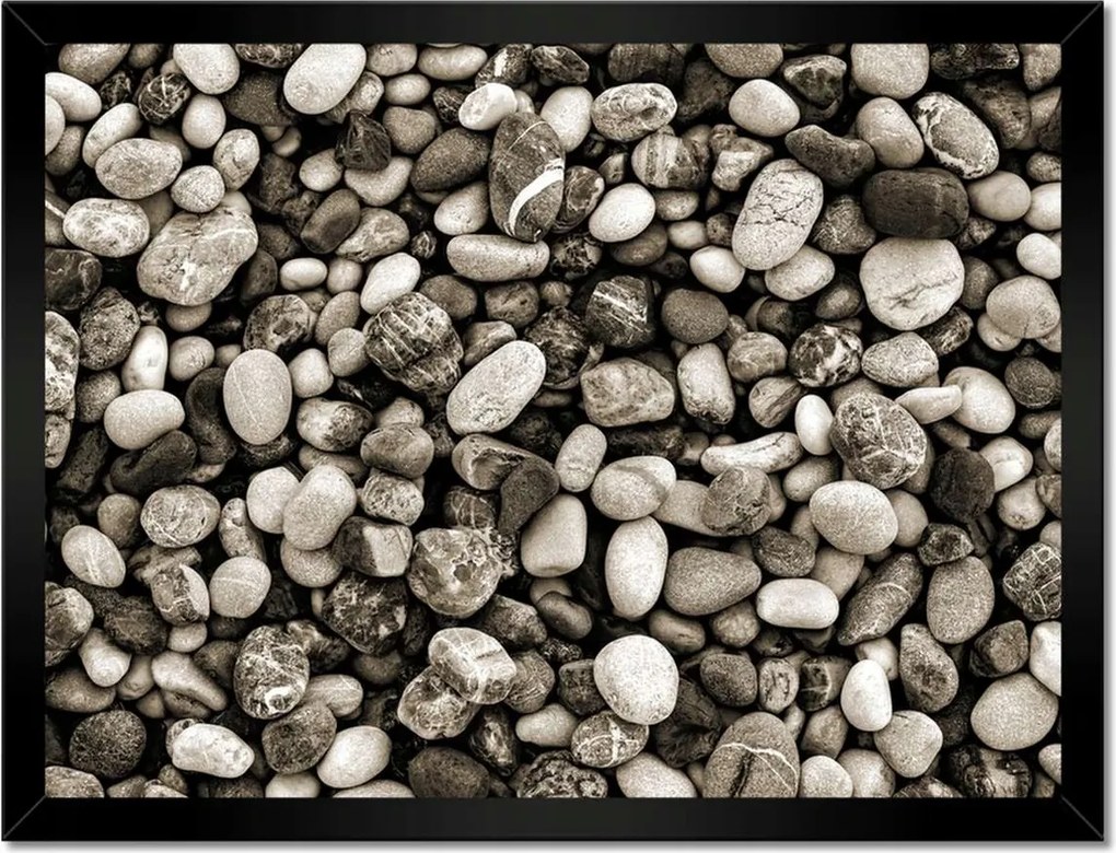 Poszterek keretben 40x30 Tengeri kavicsok