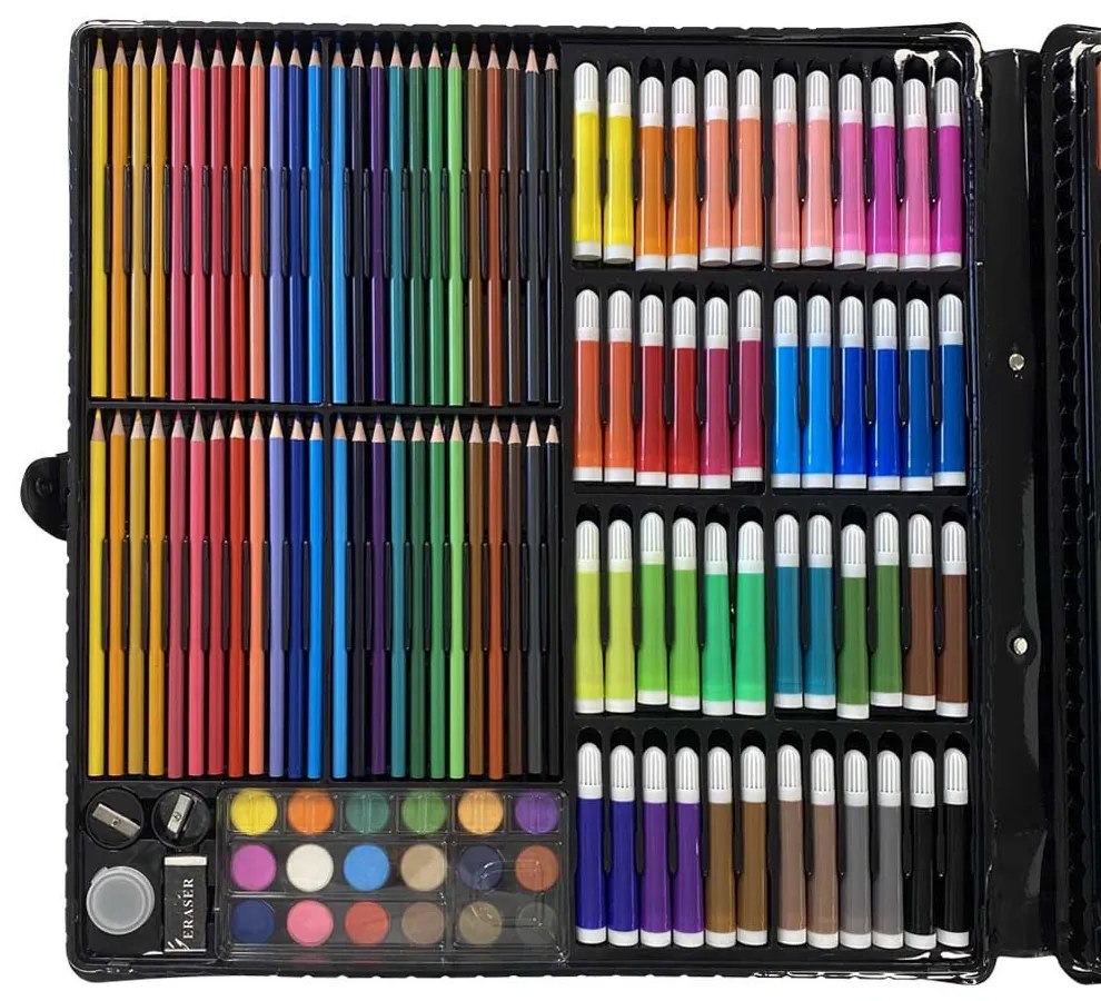 258 db-os rajz- és festőkészlet gyerekeknek