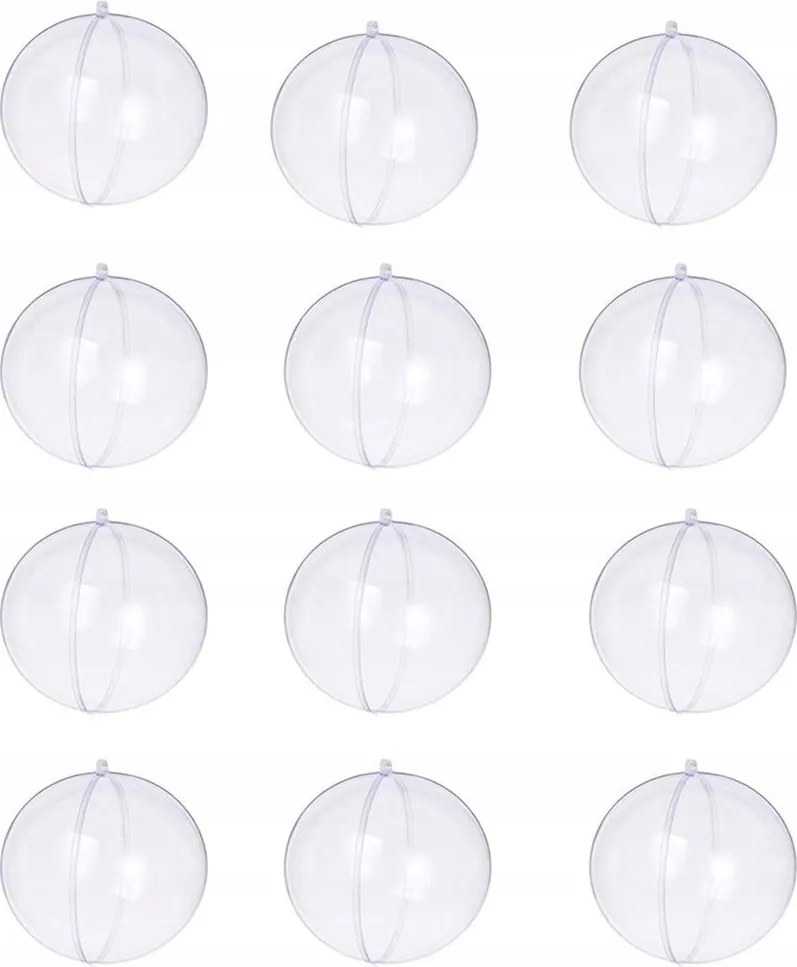 Wenosda karácsonyfadísz gömbök, saját kezűleg megtölthető 10 darabos készlet