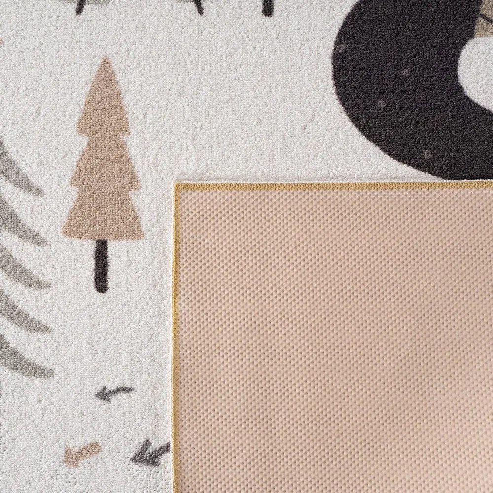 Krémszínű mosható gyerek szőnyeg 120x170 cm Coco 1135 – Ayyildiz Carpets