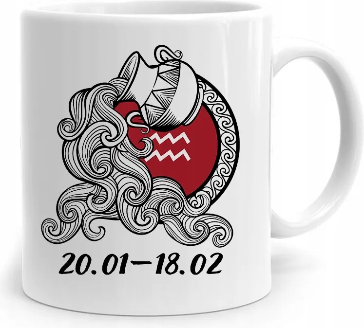 Csillagjegyek Csillagjegy Bögre Horoszkóp Vízöntő nyomtatott fényképpel