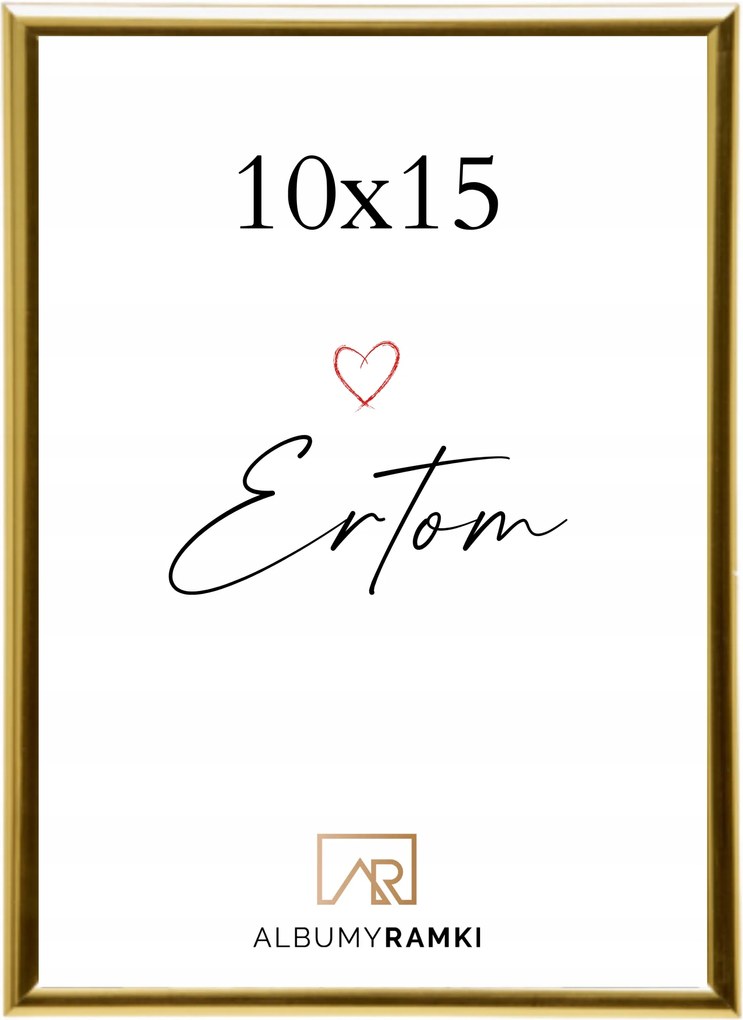 Képkeret 10x15 Ertom LS1015g arany