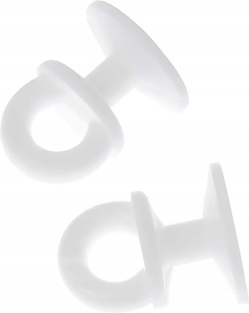 Forgó sínkarnis alumínium sínhez Ks Ms csúszka 100 db Fehér