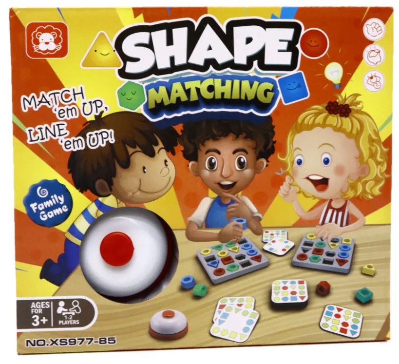 Shape Ügyességi Társasjáték Kisgyerekeknek Forma Illesztő Játék